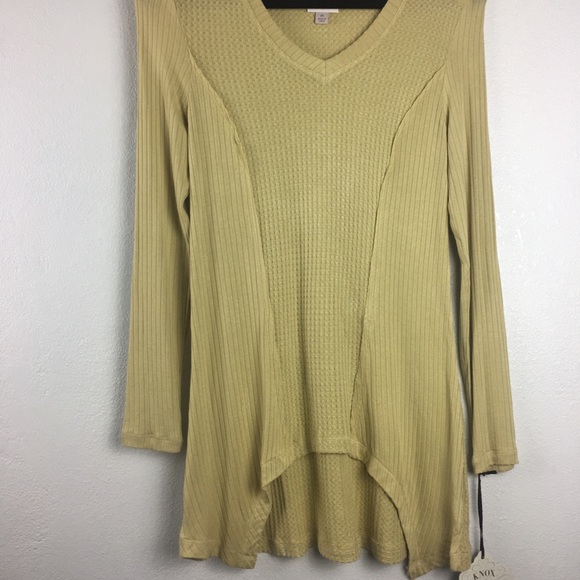 Knox Rose Sharkbite Long Sleeve Shirt - Picture 2 of 4